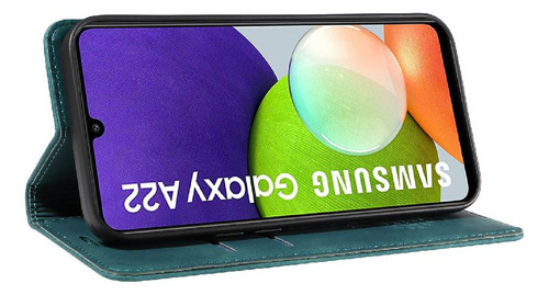 Funda For Samsung Galaxy A22 4g Folio Cartera Pu Cuero