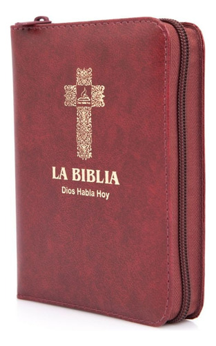 Biblia Dios Habla Hoy Edición De Lujo Pequeña - Vinotinto®