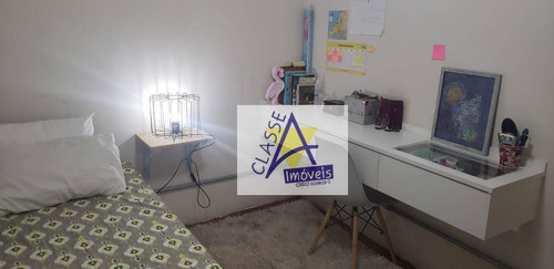 Imagem 6 de 13 de Sobrado Com 4 Dormitórios À Venda, 200 M² Por R$ 585.000 - Parque Jaçatuba - Santo André/sp - So0197