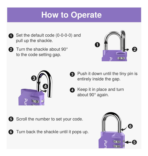 Cerradura De Combinación 4 Dígitos Impermeable Para Exterior