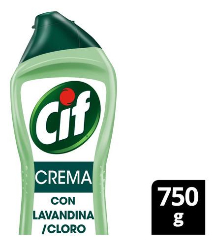 Limpiador En Crema Cif Con Lavandina Cloro 750g