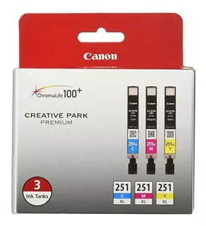 Canon Cli-251xl 3-ink Value Pack, Compatible Para Mx922, Ip8