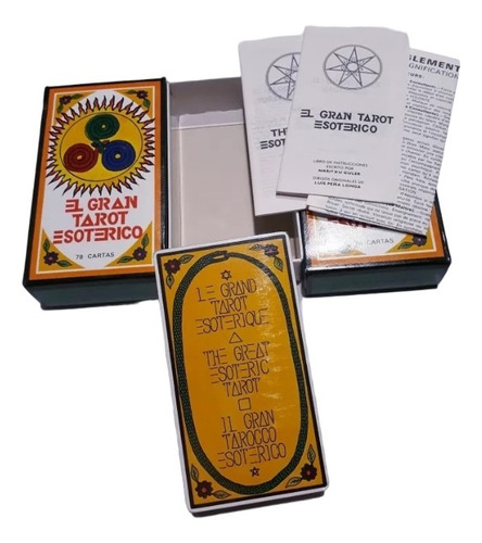 Cartas Gran Tarot Esoterico De 1978 Fournier Original Nuev