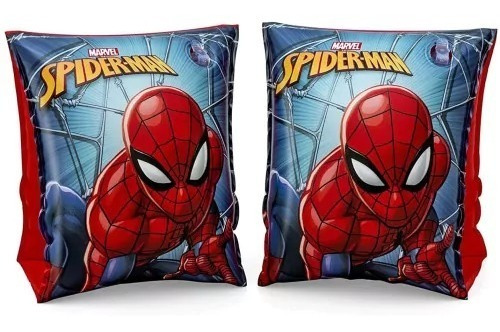 Flotador De Brazos Spiderman Marvel Para Niños Inflable