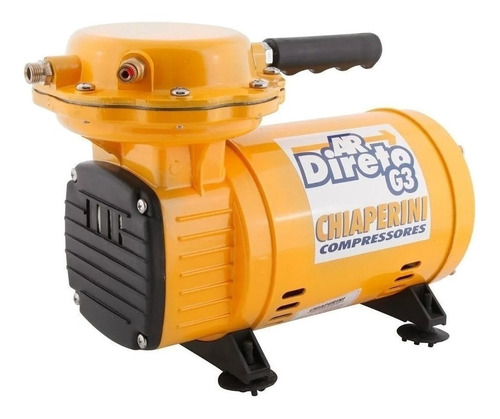Imagem 2 de 6 de Compressor de ar mini elétrico portátil Chiaperini Ar Direto G3 monofásica laranja 127V/230V
