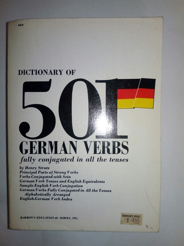 Dictionary Of  501 German Verbs