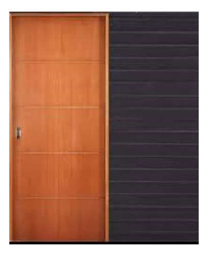 Puerta Embutir Corrediza Americana Cedro 70/10 Mch18 