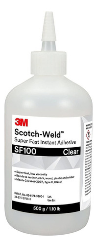 3m Scotch-weld Super Fast Instant - Botella Adhesiva Transp