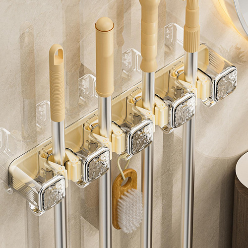 Soporte Para Escoba De Pared Pinza Para Escoba Colgador De E
