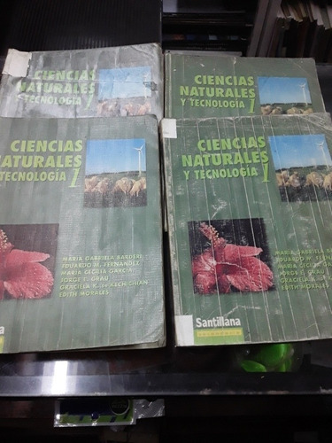 Naturales Y Tecnología 1 Primera Edición Santillana Lote X 3