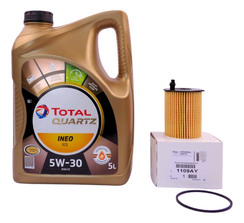 Kit Mantencion 10000 Km Peugeot 301 Citroen 1.6 Hdi Original