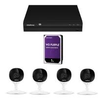 Comprar Kit 4 Câmeras Infra 10 Wifi Sf Imx Full Hd Nvr Intelbras 1tb