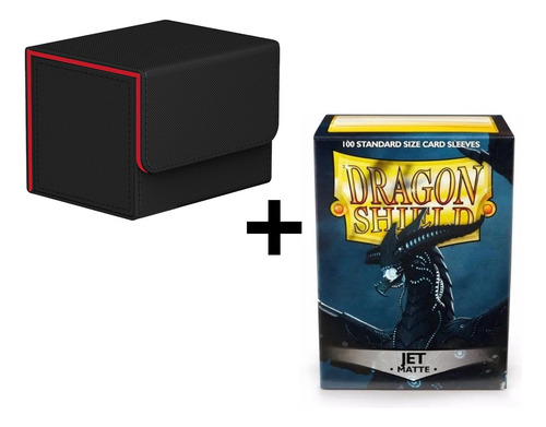 Deck Box Premium + Dragon Shield Jet (matte)
