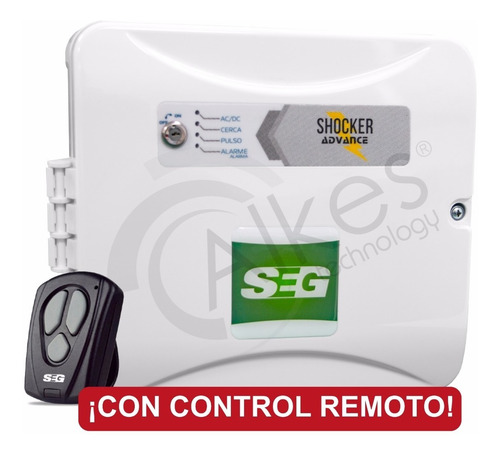 Cerco Eléctrico Energizador Shocker Control Remoto Seg
