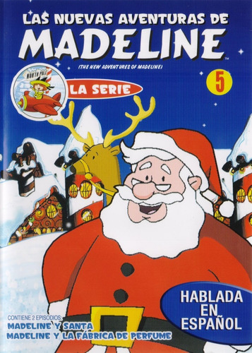 Imagen 1 de 3 de Las Nuevas Aventuras De Madeline Volumen 5 Cinco Serie Dvd