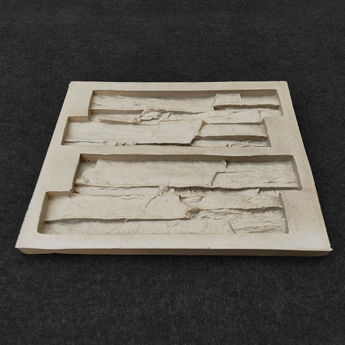 2x Moldes Fachaleta Lican Ray Muro Hormigón Flexible 62x50cm