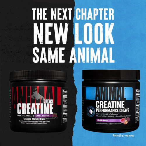 Animal Creatine Chews Tablets - Enhanced Creatine Monohydrat