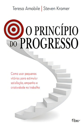 Libro "El principio del progreso" de Teresa Amabile y Steven Kramer. Estrategias para fomentar satisfacción y creatividad en el trabajo. Edición en portugués, año 2013.