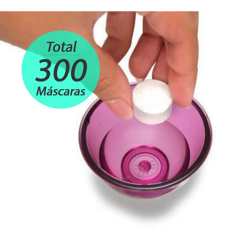 Imagem 3 de 6 de Máscara Desidratada Estética Limpeza De Pele 300un 6 Pacotes