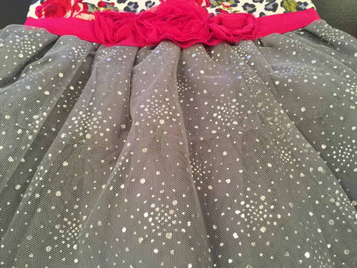 Childrens Place Vestido De Fiesta Con Tul Nena T2 Importado