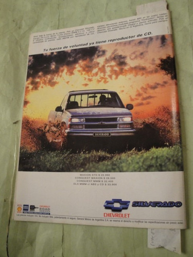 Publicidad Chevrolet Silverado Año 1999