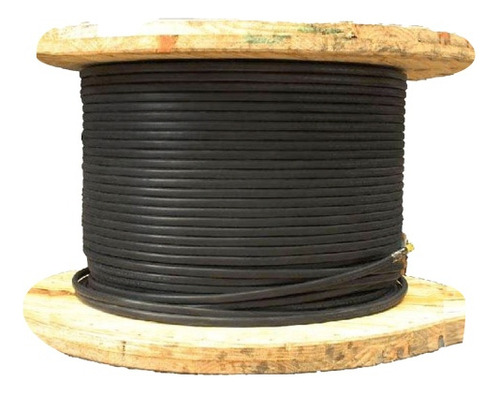 Cable Concentrico Aluminio 6+6mm 60 Metros Juliluz Cubierta Negro