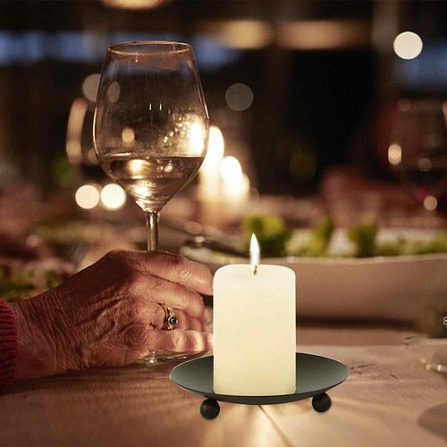 Popular Portavelas Plato 2 Bandejas Decorativas Para Velas