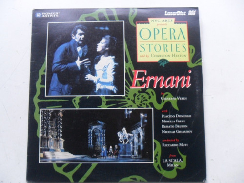 Opera Story Heston Ernani Disco Laser Disc Placido Domingo