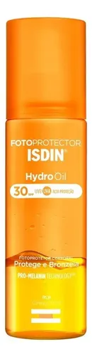 Protetor Solar Corporal e Bronzeador Isdin HydroOil FPS 30 200ml