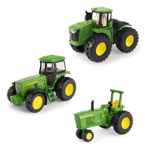 1:32 Tractor 9620r Vehículo De Hierro John Deere Ertl Iron Verde