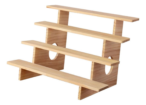 Soporte De Exhibición De Madera, Soporte Escalonado,