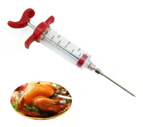 Imagen 1 de 7 de Jeringa Gastronómica C/ Aguja De Acero Hogar Cocina 30 Ml