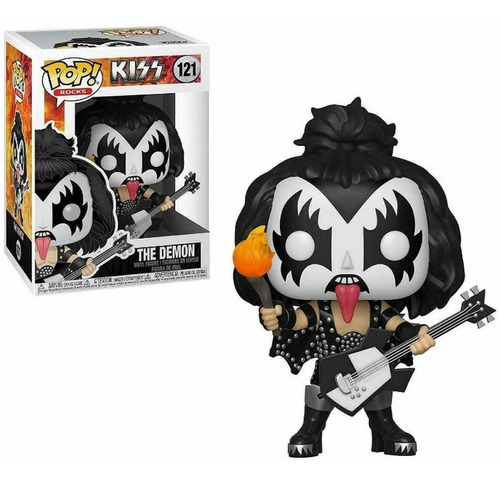 Funko Pop! Rock 121 Kiss - The Demon Gene Simmons - Original