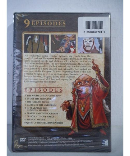 Imagen 2 de 3 de Dungeons & Dragons Animated Series Calabozos Y Dragones Dvd