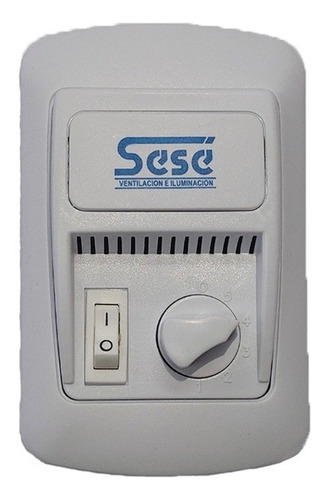 Regulador Control De 5 Velocidades Para Ventilador De Techo Estructura Blanco Aspas N/a