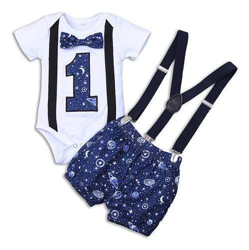 Trajes Cortos Con Tirantes For Cumpleaños De Un Año For Ni