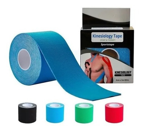 Cinta Tape Kinesiológico 5cm X 5m - Vendaje Neuromuscular