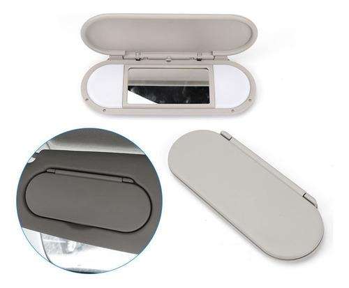 Visor Solar Para Techo De Coche, Espejo De Maquillaje, Cubie