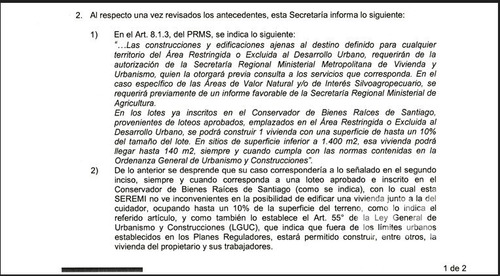 Parcela En Venta En Lo Barnechea- Condominio Exclusivo