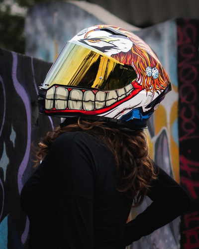 Hax Helmets. Casco Integral Dot Ece 06. Modelo Force Gambler