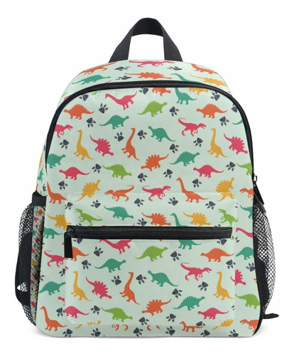 Dinosaur Paw Print Kids Mochilas Para Niños Y Niñas M...