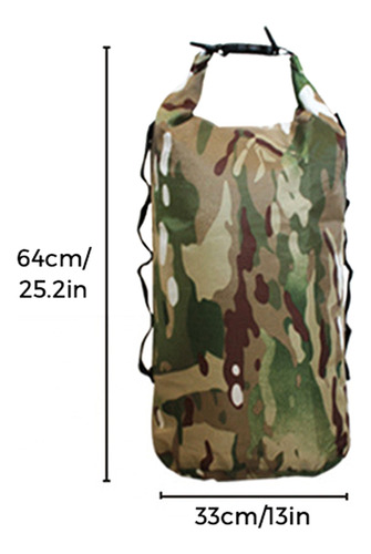 Saco Dry Bag Con Correas De Hombro, Impermeable Y Ligero Par