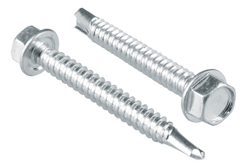 Pija Cabeza Hexagonal Con Rondana 2 X #14, 50 Piezas