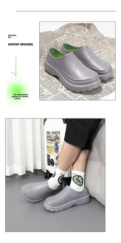 Zuecos De Cocina Impermeables Y Zapatos De Trabajo Antidesli