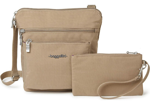 Bolsos Cruzados Baggallini Para Mujer Con Rfid, Playa, Talla