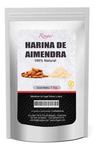 Harina De Almendras Natural 1kl - Kg a $69900