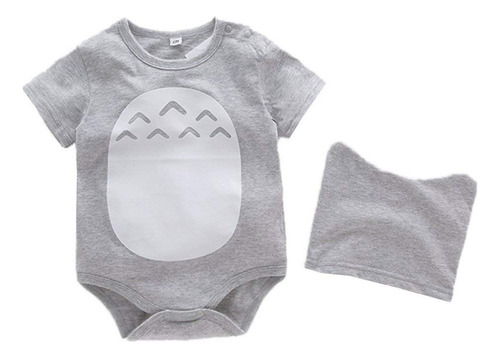 Pañalero Con Gorro Para Bebe Niño Totoro Disfraz Algodon