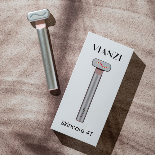 Varita Skincare 4t Vianzi Luz Roja Corriente Masaje Calor