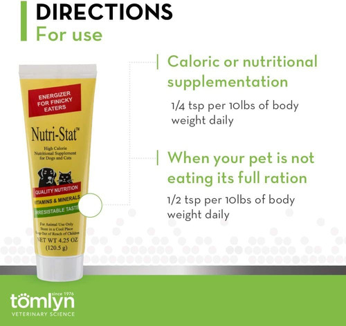 Tomlyn Nutri-stat Malt-flavored High Calorie-nutritional Gel