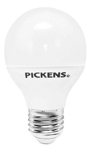 Bombillo Led Pickens Luz Blanca E27-6w Plástico